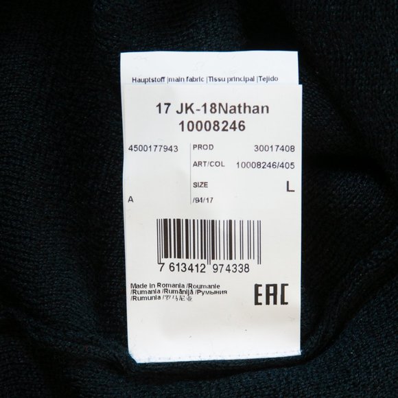 Joop! Deep Navy Blue JK-18 Nathan V-Neck Sweater - Picture 6 of 10